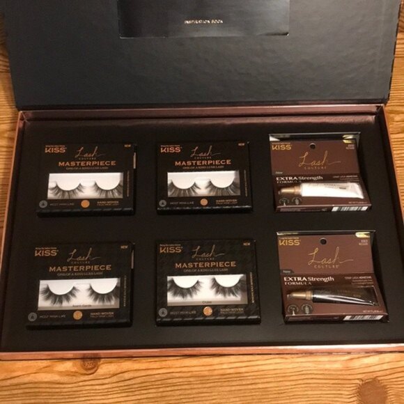 Kiss lash couture masterpiece eye lashes and glue bundle - Picture 1 of 10